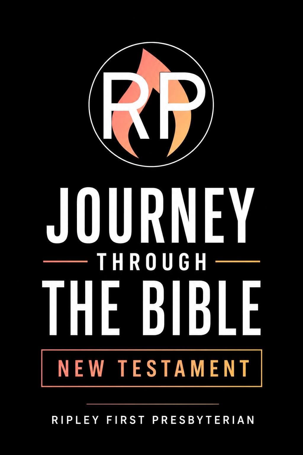 Journey Through the Bible New Testament sermon series graphic