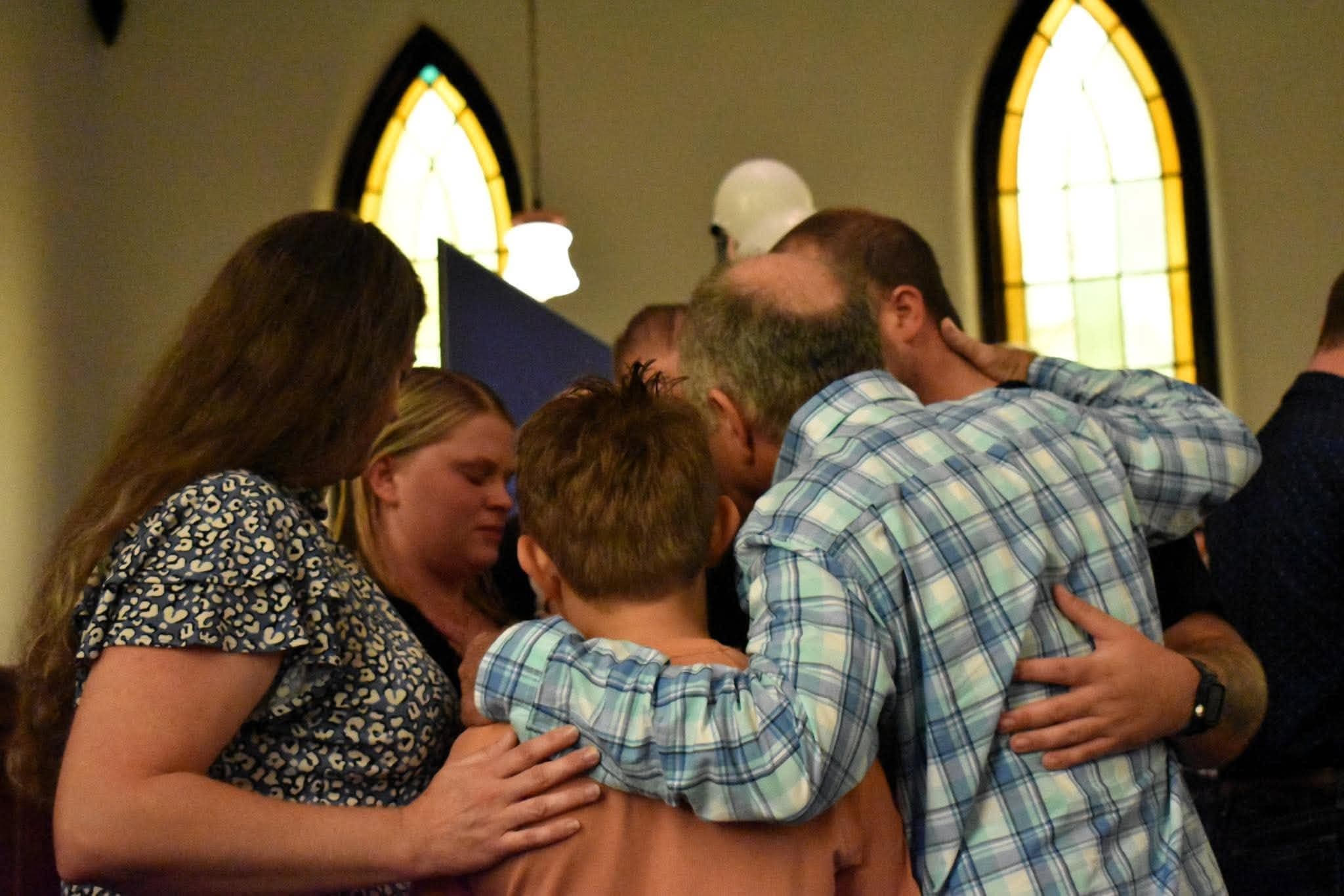 Ripley First Presbyterian congregation gathered in worship