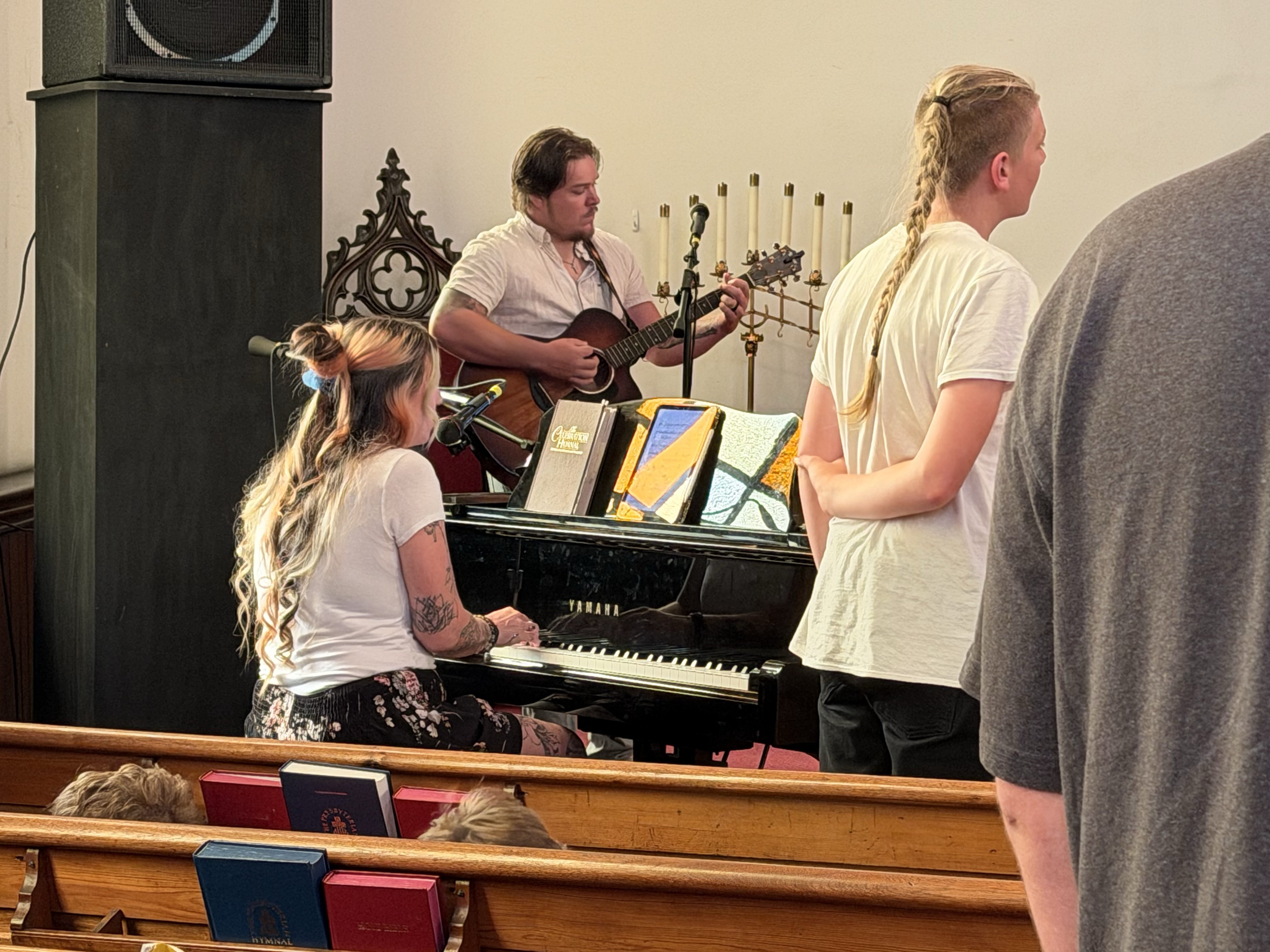 Ripley First Presbyterian congregation gathered in worship