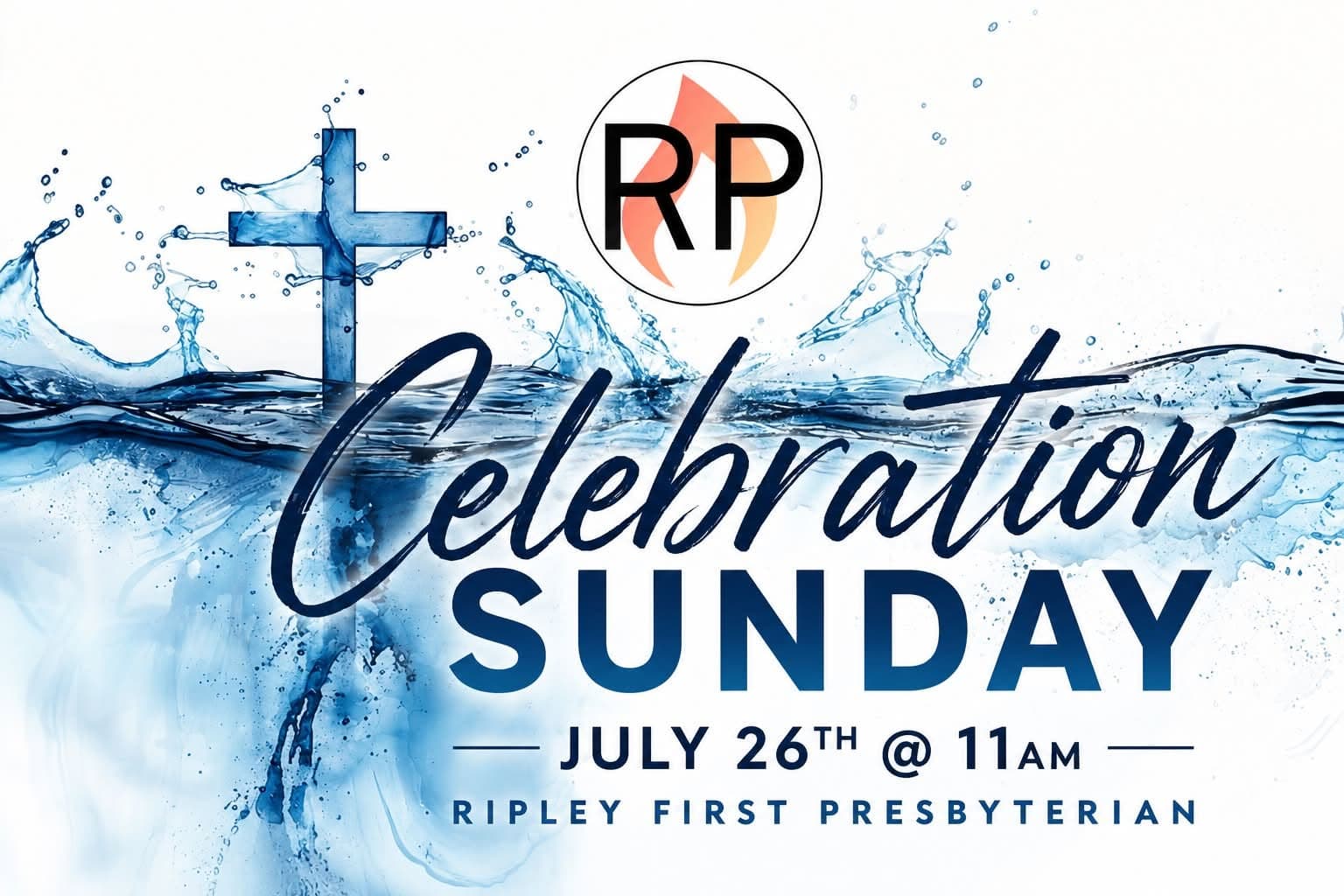 Celebration Sunday gathering at Ripley First Presbyterian